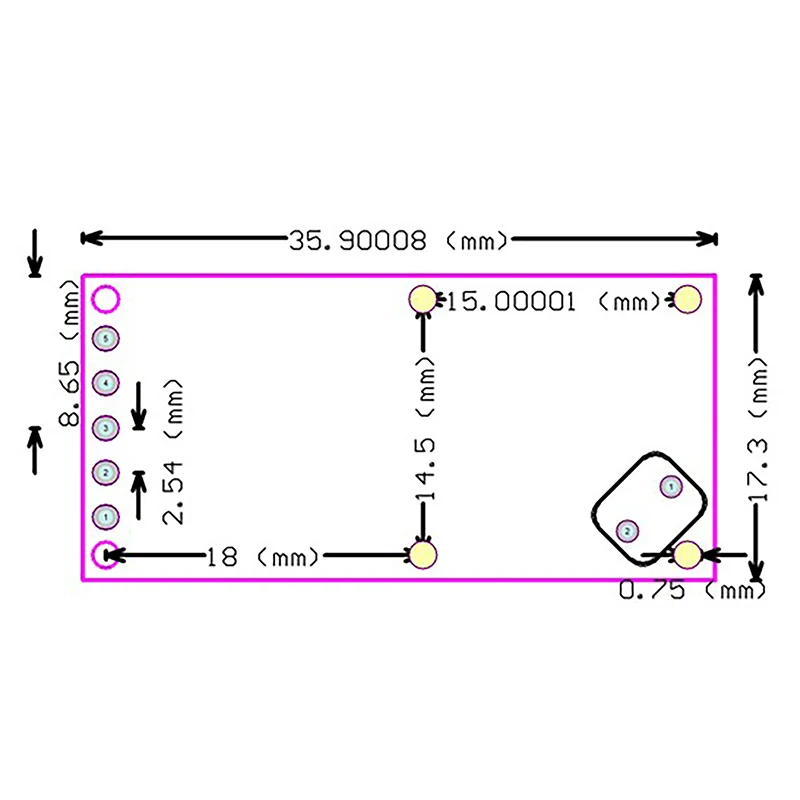1/5Pcs RCWL-0516 Micro Wave Radar Sensor Switch Board RCWL 0516 Microwave Human Body Induction Intelligent Module Output 3.3V