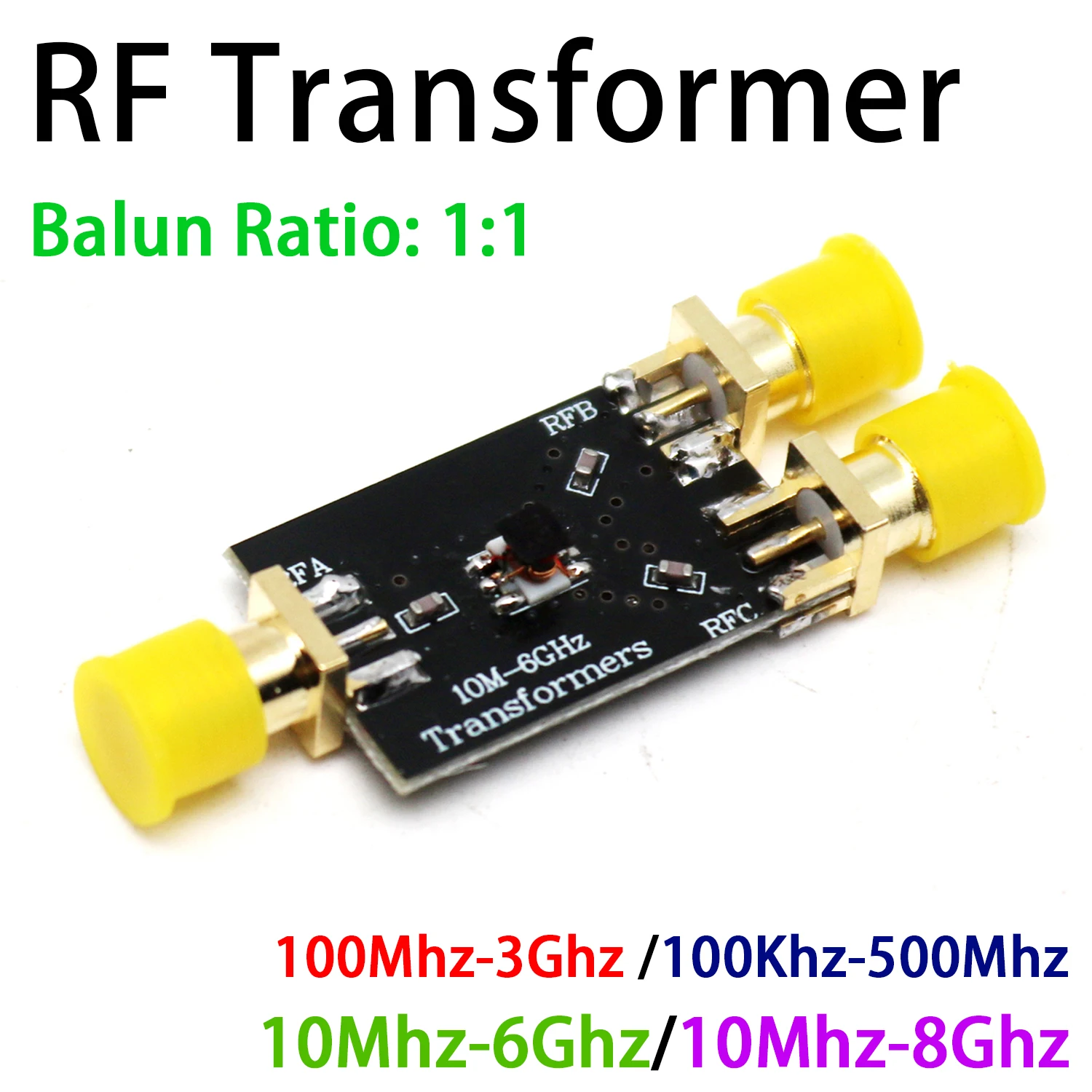 100 Khz-8 GHZ RF Balun Transformator RF Single Ended Differential Signal Konverter Für ADF4351/4355/5355 Radio sender Verstärker