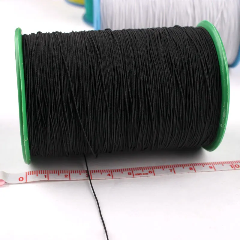 500yards+0.5mm Colored Elastic Thread Sewing Machine Thread Very Fine Elastic Cord Elastic Rubber Band Elastic Band Thread Roll