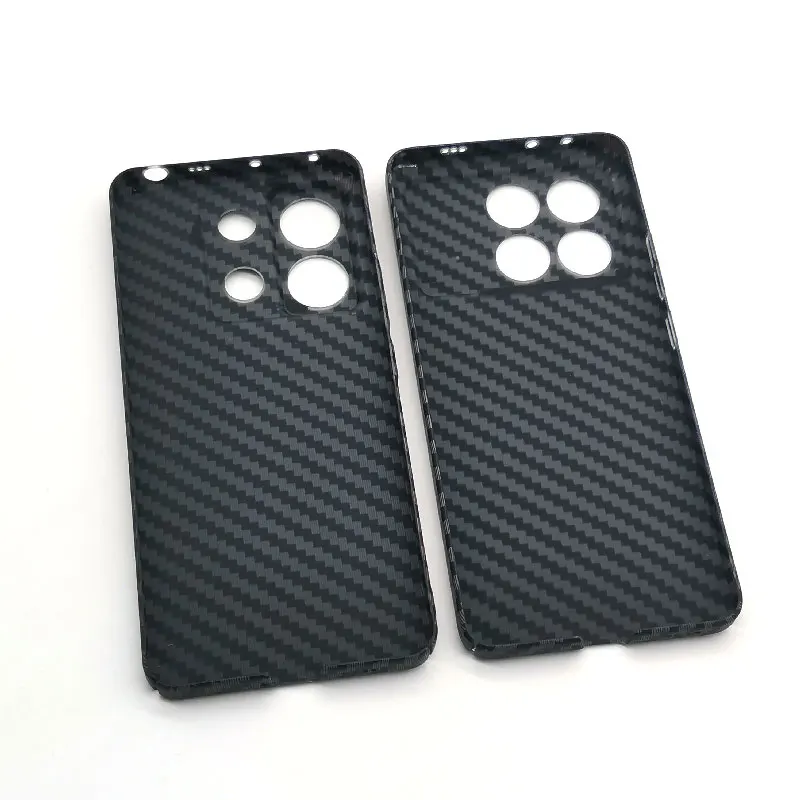 For Xiaomi Poco X6 Pro Phone Case Ultrathin Plastic Carbon Fiber Texture Pattern Back Protective Cover For Mi Poco X6 X6Pro case