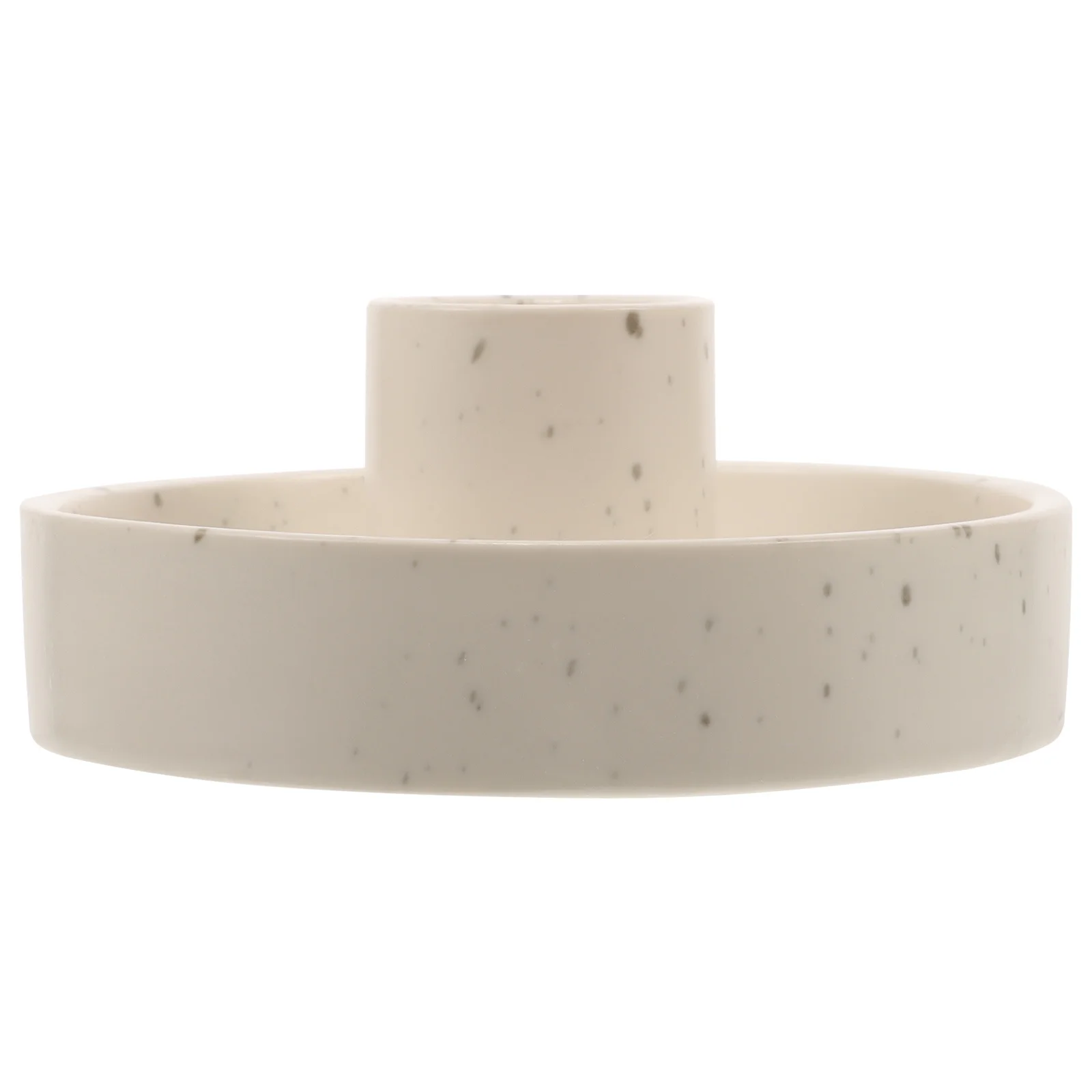 حامل شمعدان من السيراميك، مظهر أنيق، مناسبة واسعة قابلة للتطبيق، ديكور مطعم المنزل، دعم شموع عمود مسطح القاع