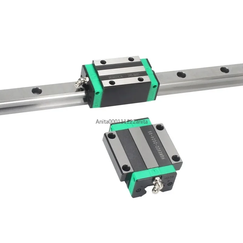 HGR20 HGR15 1pcs Square Linear Guide Rail+2pcs HGH20CA/HGW20CC HGH15CA/15CC Flang Slide Block Carriages For CNC Router Engraving