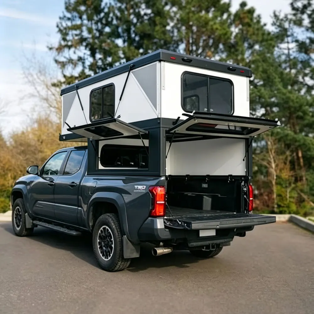 Rooftop Tent Combo, for SUV Truck and Trailer, 4x4 Waterproof Heavy Duty Hard Shell, Off-Road Camping Shelter, Overland Box