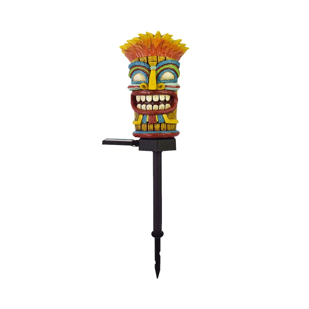 

1Solar outdoor waterproof savage triberesin lamp creative atmosphere European Decor Landscape garden lawn landscape plug-in lamp