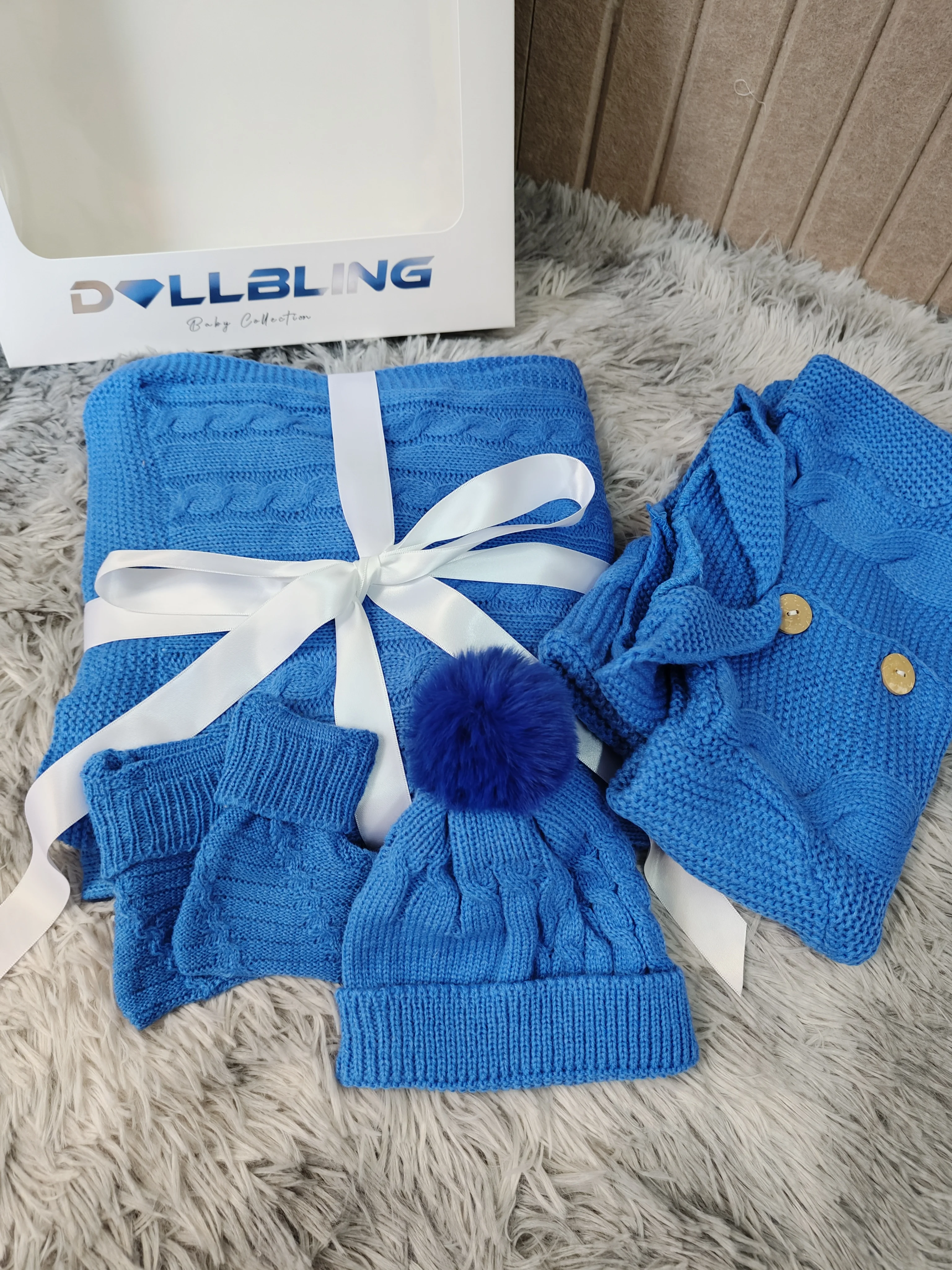 soft-cotton-knit-newborn-outfit-set-breathable-jumpsuit-with-pom-pom-hat-socks-blanket-0-9-months-baby-shower-gift