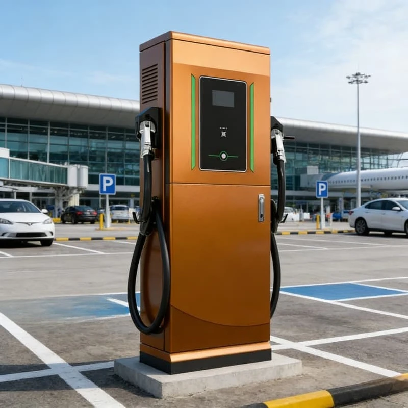 New Wall-Mount DC Electric Car Charger 30kW CCS2 GBT OCPP Charging Station with 400VAC Input Voltage for Electric Vehicles Good