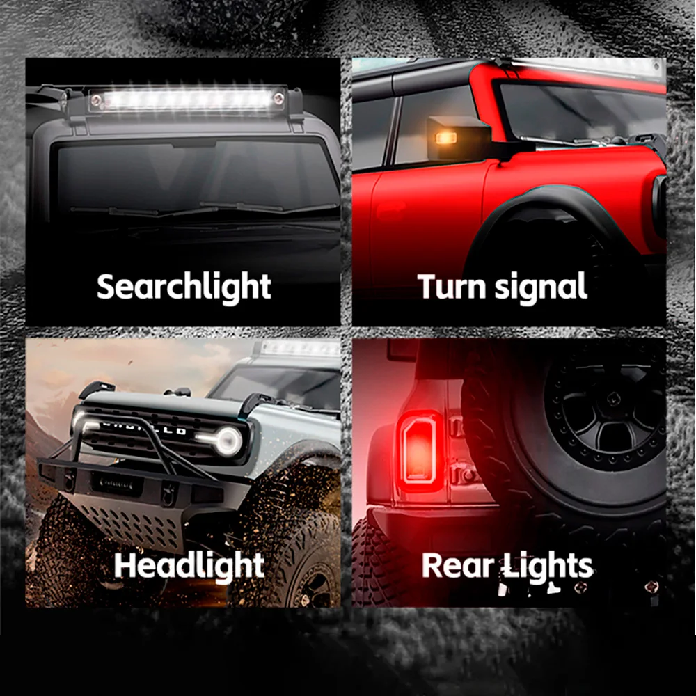 Wltoys RC سيارة 9 كم / ساعة الدفع الرباعي 1/18 CCS كروز 184023 التحكم في الإطارات المطاطية تسلق السيارة #5