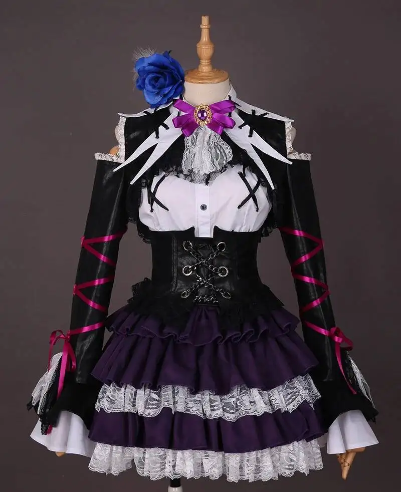 الحب لايف أشعة الشمس Aqours مذنب قبلة الفراولة الصياد ريكو ماري يوشيكو تأثيري حلي فاسق فستان هالوين كرنفال موحدة #3