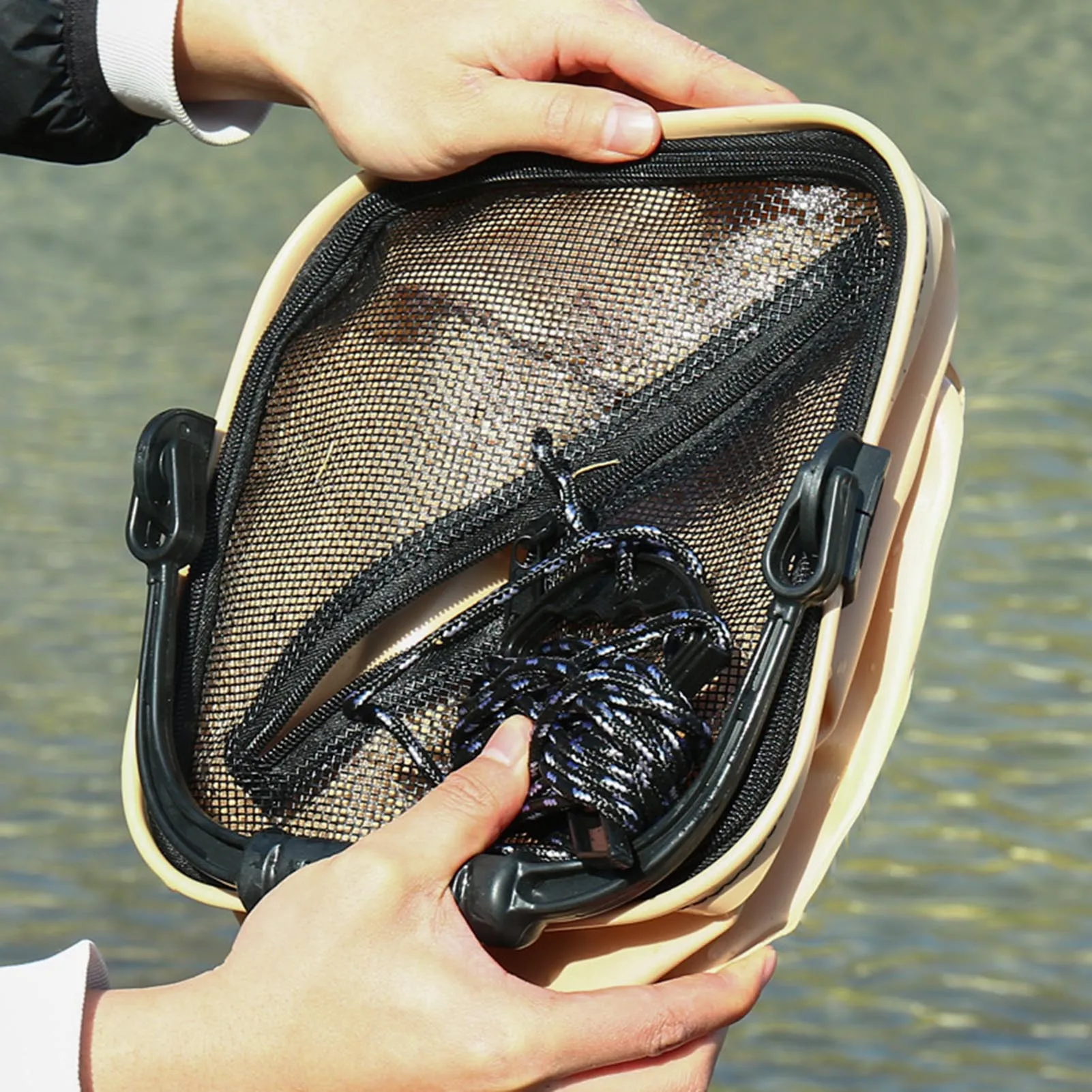 13L Fishing Bucket Folding Portable Collapsible Multifunctional Fish Live Bait Container For Fishing Accessories Fishing Tackles