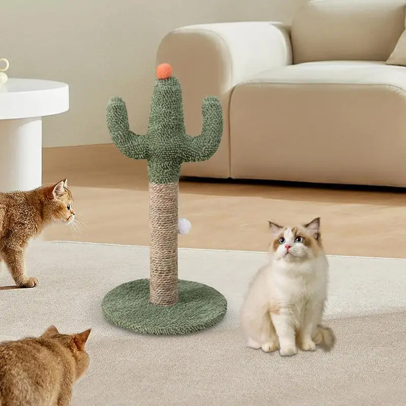 

Cat Tree Cactus Cat Posts And Scratchers Vertical Natural Kitten Scratch Poles Stable Nail Poles For All Indoor Kittens