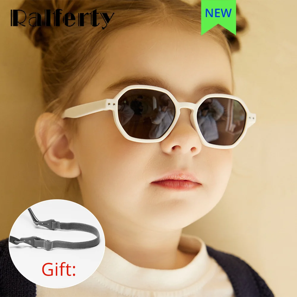 Flexible Ultra-light Soft Baby Sunglasses Children's Sun Glasses Polarized Hexagonal Anti-glare Eyepieces Kids Infant Girl Boy