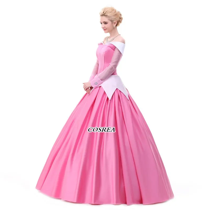 أزياء كوسريا الجديدة عالية الجودة للأميرة أورورا التأثيرية فستان حفلات طويل جميل مع أزياء طويلة الأكمام للنساء OA2296