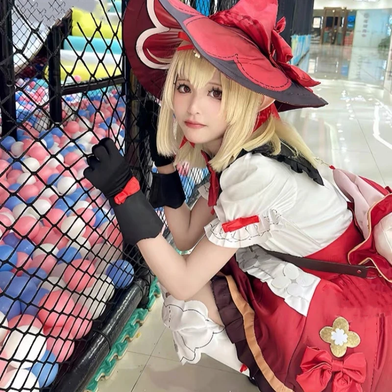 Halloween Cosplay Costume Witch Lolita Anime Game Coffee Shop Party Stage Comic Show Performance Sweet Girl Cosplay Costume