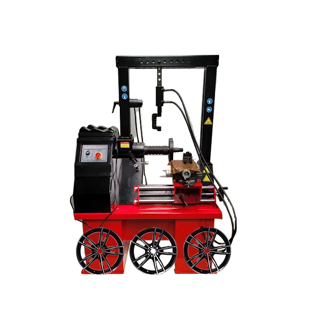 Full Automatic Alloy Wheel Processing Machine Dual Cylinder Jack with Full Teeth for Rim Repair Vehicle Equipment
