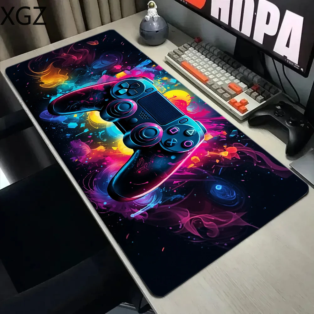 New 90X40cm game console pattern mouse pad large table mat can be cleaned and non-slip, suitable for e-sports office home