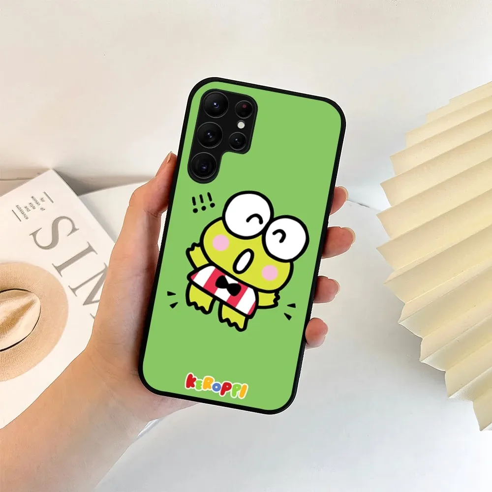 MINISO Sanrio Keroppi Rana Carino Kawaii Bella Cassa Del Telefono Per Samsung Galaxy A52 A53 A70 A72 A71 A73 A91 A80 S Borsette