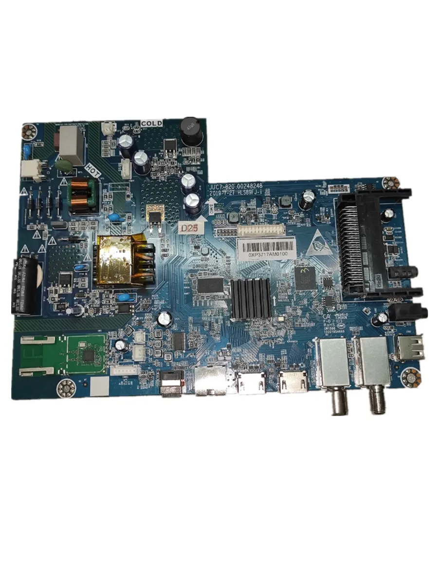 Free shipping !  JUC7.820.00248248   HLS89FJ-I     Wifi network TV motherboard   working   good