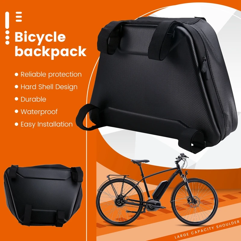 Electric Bike EVA Bag For FIIDO Q1/Q1S Electric Bike Scooter  Hard Shell Central Battery Bag Waterproof Upgrade Parts