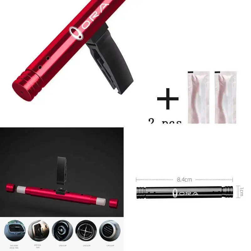 ORA Metal Car Air Vent Fragrance Stick Air Freshener Clip For ORA 03 GT 7 Good Cat Ballet Cat Punk Lightning Interior Accessorie