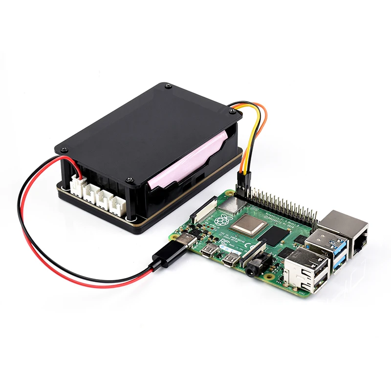 raspberry-pi-4b-pi-5-ups-電源モジュール-ups-無停電電源装置、5v-5a-出力、パススルー充電-i2c-対応
