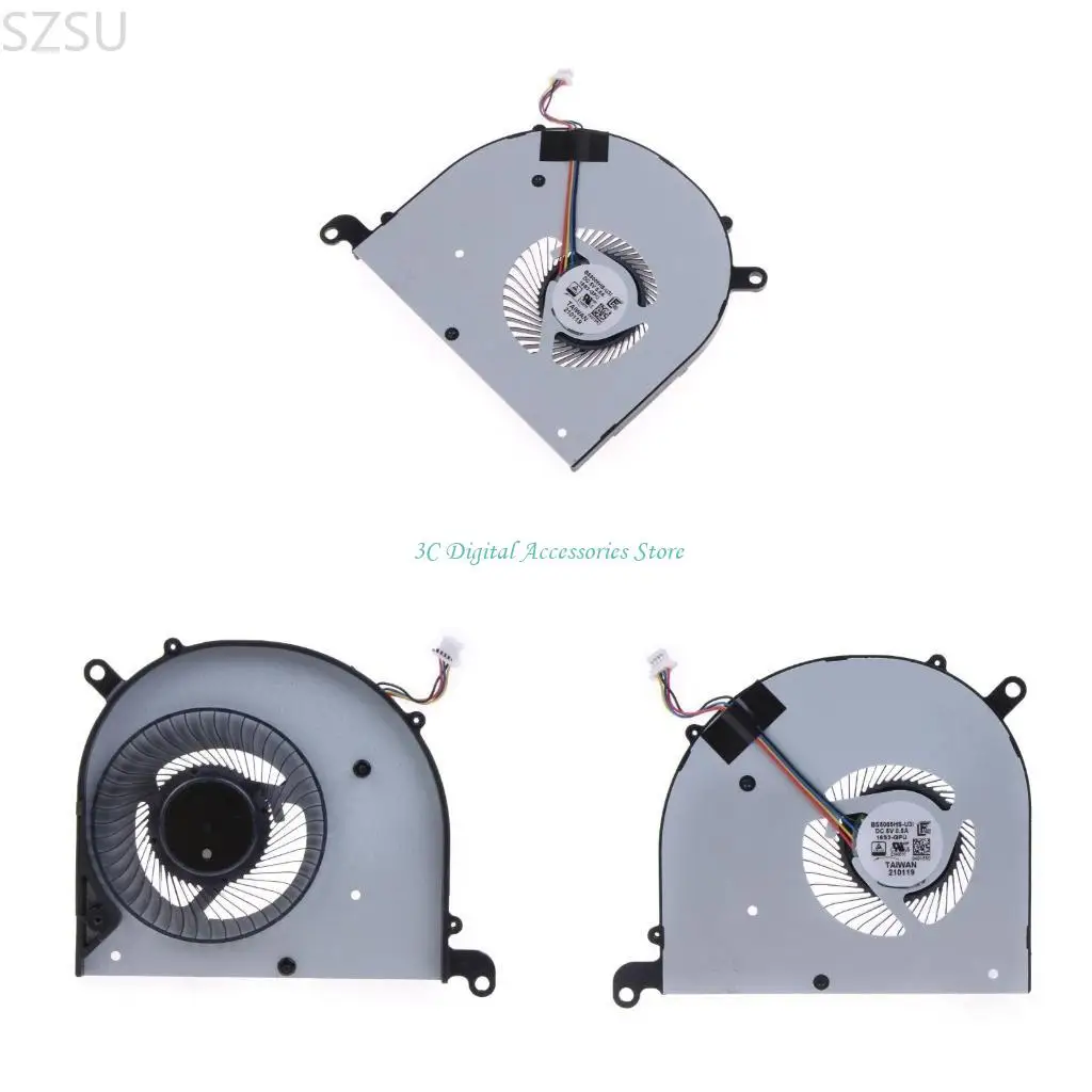 

SZSU CPU Cooling Fan Laptop Cooler Portable Heatsink Fan 5V 0.5A 4pin Radiator