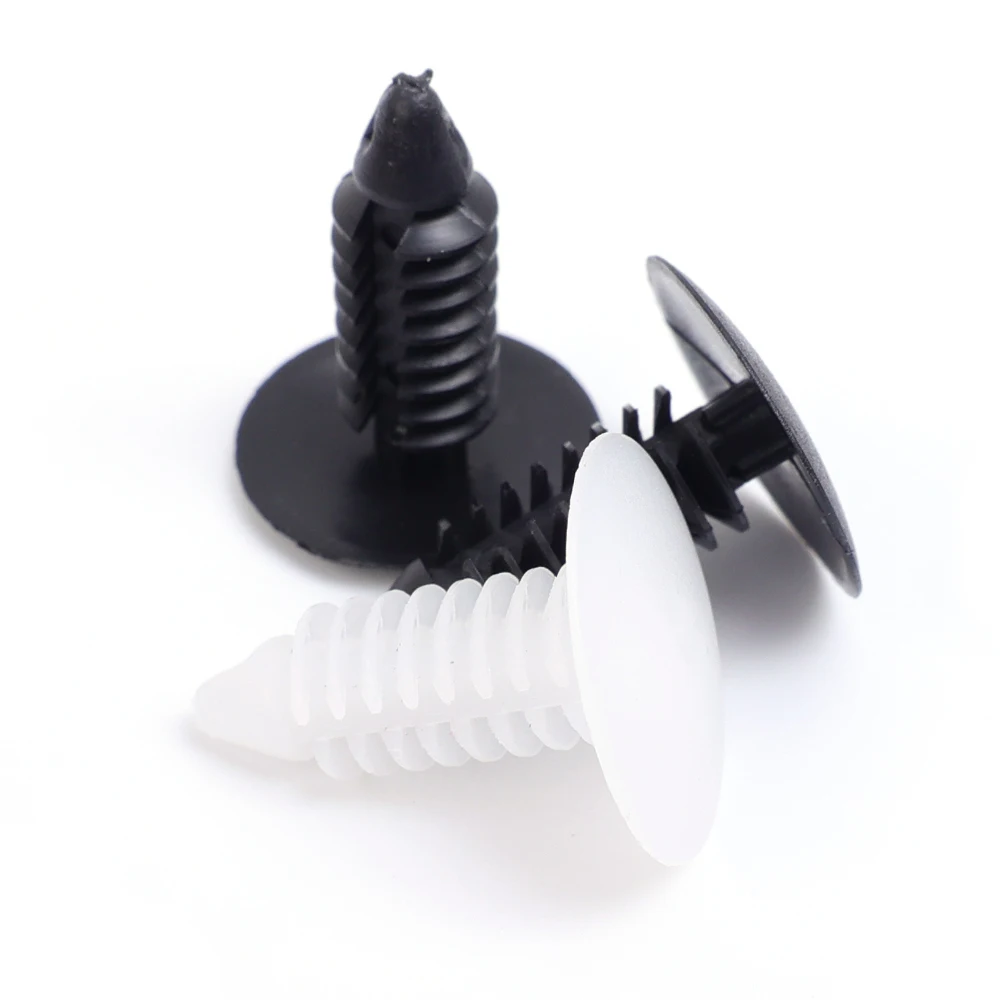 100 pezzi di clip di fissaggio per auto, clip per rivetti in plastica