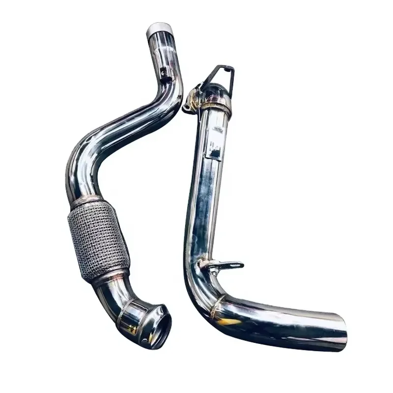 JTLD High Performance 304 Stainless Steel Exhaust Downpipe Standard Thickness for BENZ CLA200 with 1 Year Warranty