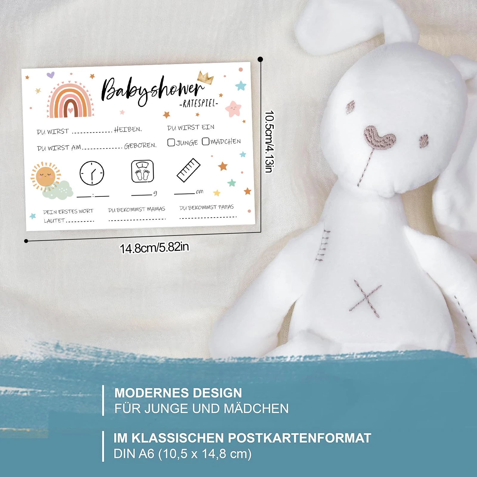 30 قطعة من بطاقات ألعاب التخمين على وقت الاستحمام للأطفال - نشاط ممتع للأولاد والبنات، مثالية لاستحمام الطفل وحفلات الكشف عن الجنس #2