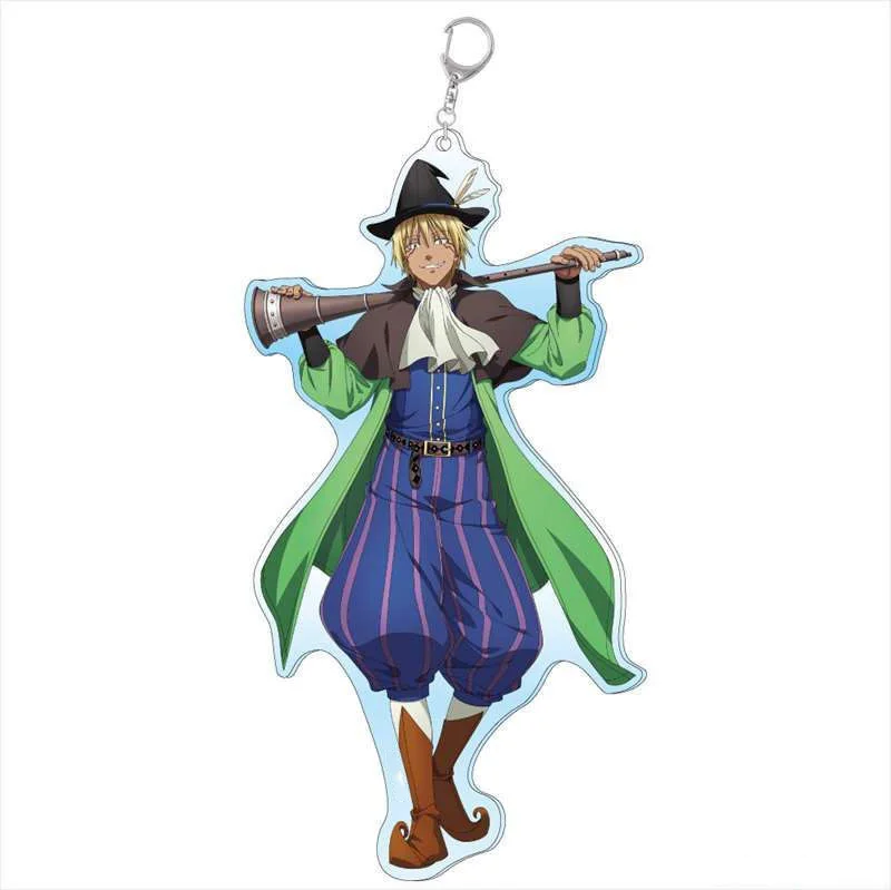 Anime Fans Gifts That Time I Got Reincarnated as a Slime HD Figures Charm Acrylic Keychain pendant Ornament Collection About 6cm