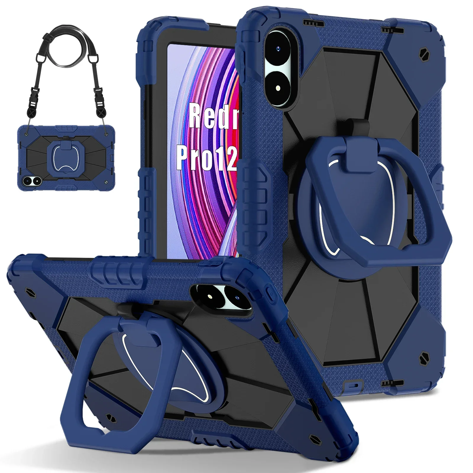 Etui na tablet Xiaomi Redmi Pad 2 11 2025 Pro 12,1 cala Etui ochronne Silikonowe etui na tablet Xiaomi POCO Pad 12,1 Funda