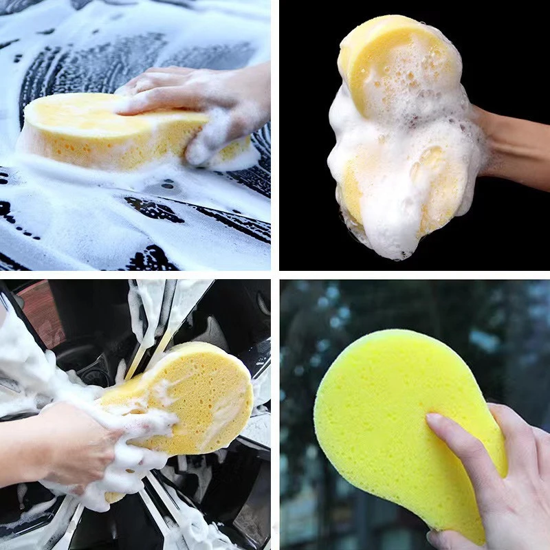 10pcs High-density Moto Washing Sponges Large Honeycomb 8-shaped Sponges Block Car Cleaning Waxing Tools Cleaning Accessories