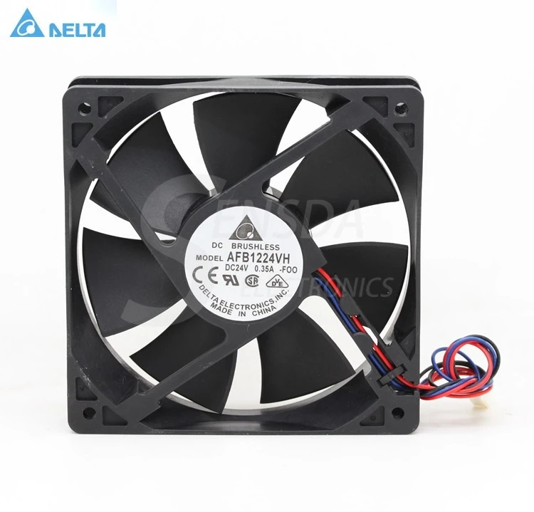 

120mm 24V Case Fan for Delta Afb1224vh DC 24v 12025 12cm 0.35A for Welding Machine Server Inverter Axial Radiator Cooler