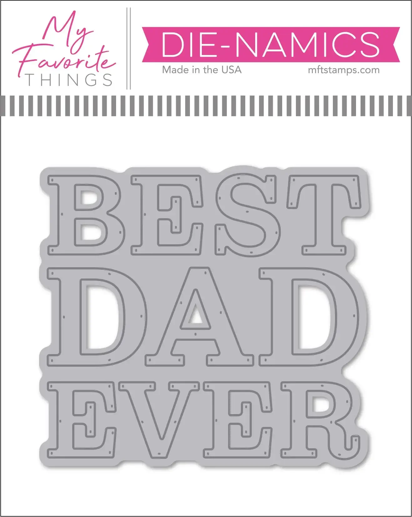 

2024 New letter Best Dad Ever Metal Cutting Dies For DIY Decorating Scrapbook Paper Card Album Embossing Craft Handmade Gift