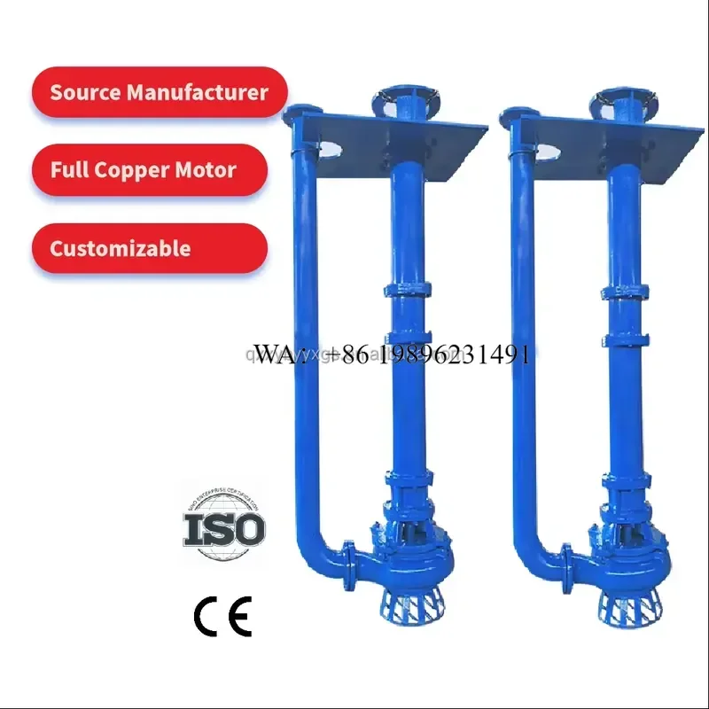 Wmwmnu for AC Vertical Mobile Submerged High Efficiency Centrifugal Pump High Flow Low Head Stainless Steel Sewage Marine