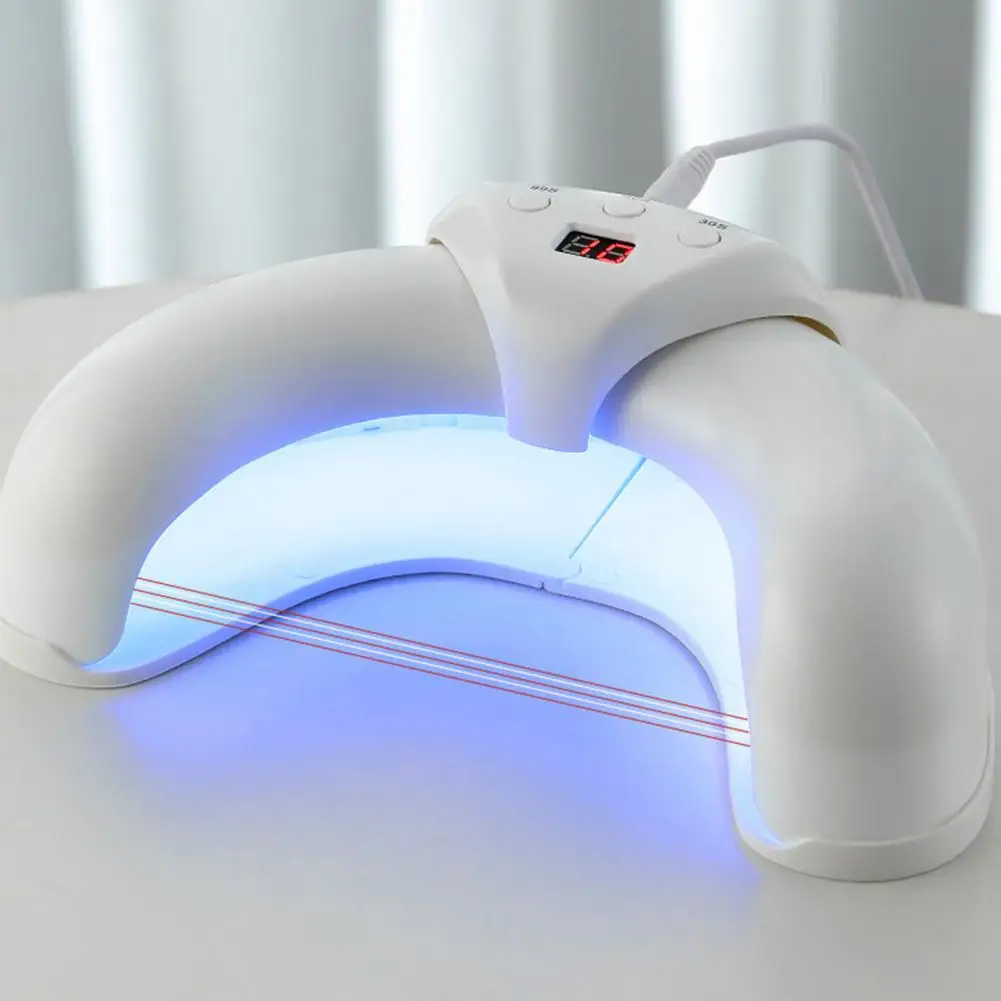 Good Nail-Polish Dryer Non-Glaring Energy-saving White Color Nail Drying Lamp Gel Polish Curing UV Light