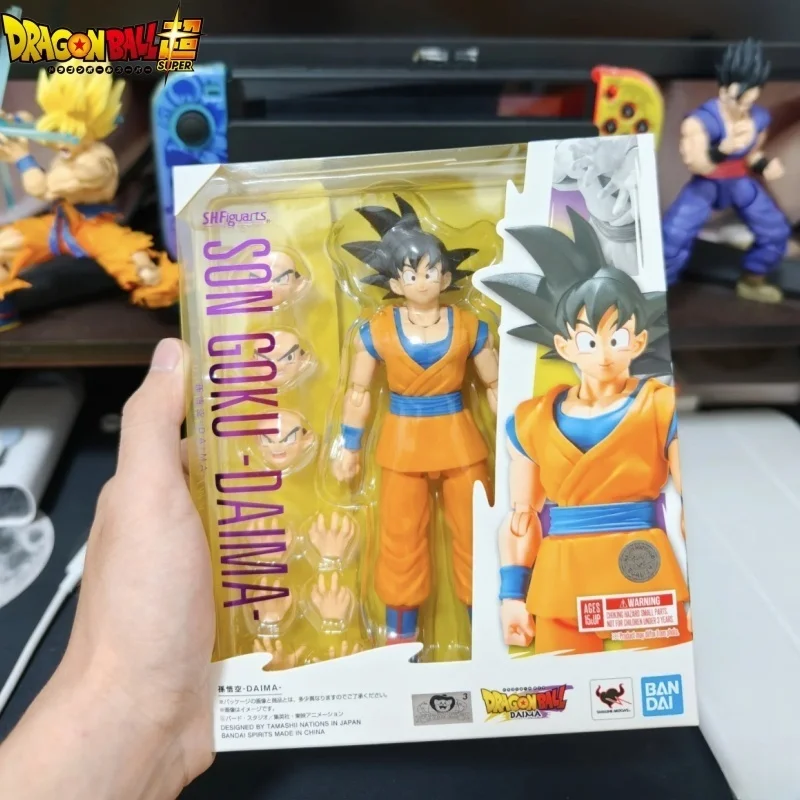 

Hot In Stock 100% Original Bandai S.H.Figuarts Son Goku Shf Son Goku Daima Dragon Ball Anime Action Collection Figures Model