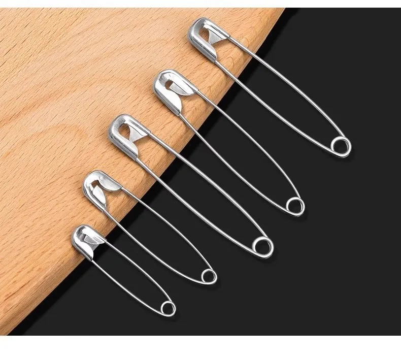 Große, dicke Sicherheitsnadeln, Mehrzweck-Metallnadeln zum Befestigen von Kleidung, zum Aufhängen von Etiketten, für DIY-Dekoration – Detail 2