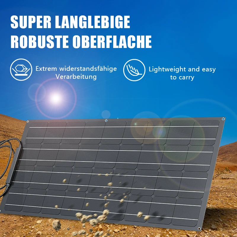 1500W/3000W Solar Panel High Power Bendable Monocrystalline Solar Charging Panel for RV Camping Home Off-Grid Power System
