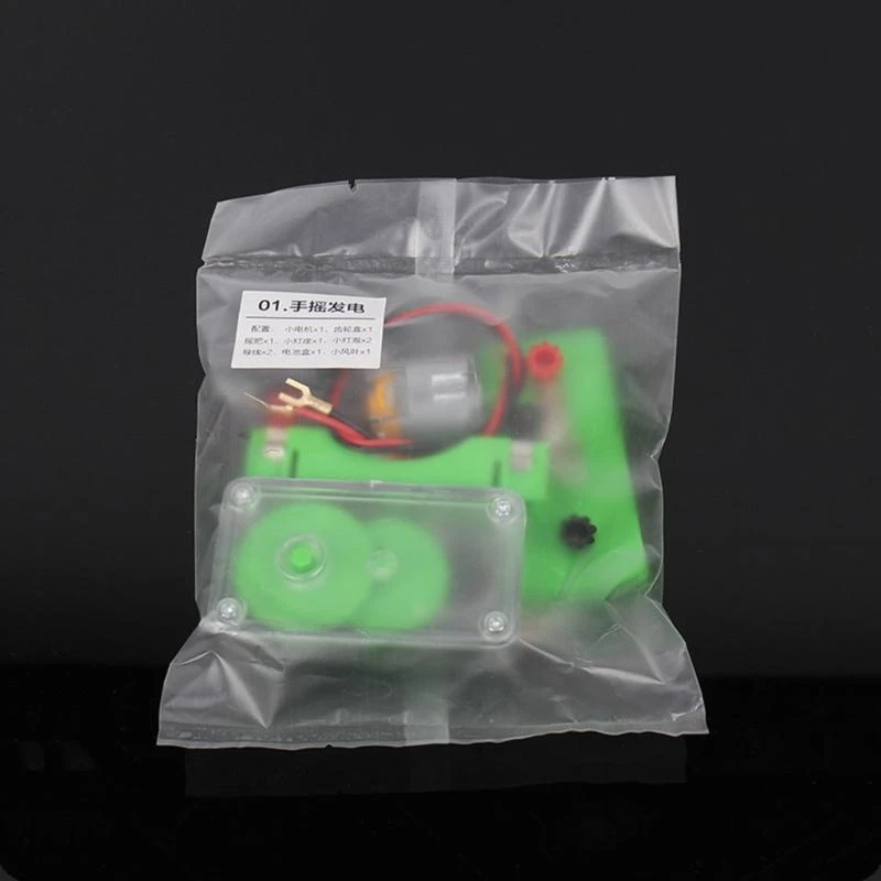 Generator Tangan Motor Perakit DIY Generator Motor Set Stem Education Toy Eksperimen Fisik Model Fisika Mainan