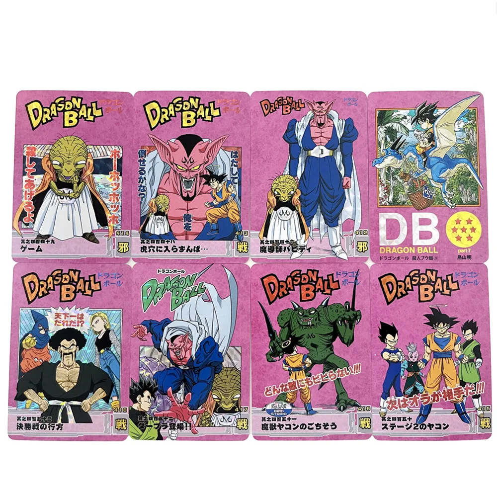 54 قطعة/المجموعة لعبة دراغون بول Z بطاقات الجزء التسعة رقم 9 ماجين بو جوكو تورانكوسو سون جوهان عمل أرقام التجارة جمع لعبة هدية للأطفال #3