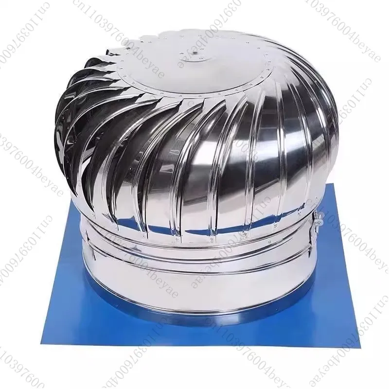 

For Stainless Steel Unpowered Hood 600 Plant Roof Ventilation Fan Flue Breeding Ventilator System