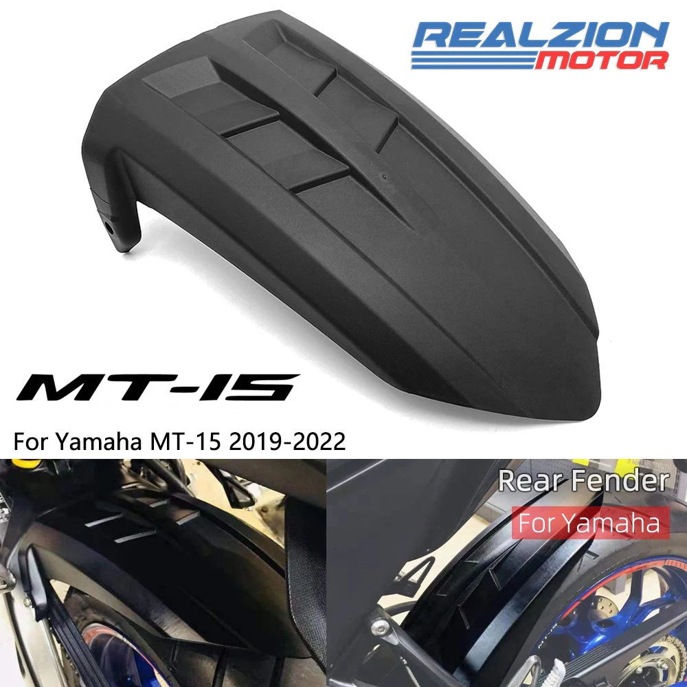 REALZION MT15 2021 Motorcycle Rear Fender Tire Wheel Hugger Mudguard Mud Splash Guard Cover For Yamaha MT15 MT-15 2019 2020