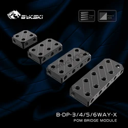 Bykski B-DP-6WAY-X Multi VGA Bridge Module collegamento del modo di raffreddamento ad acqua per 3/4/5/6 GPU Water Block Split Server Spliter