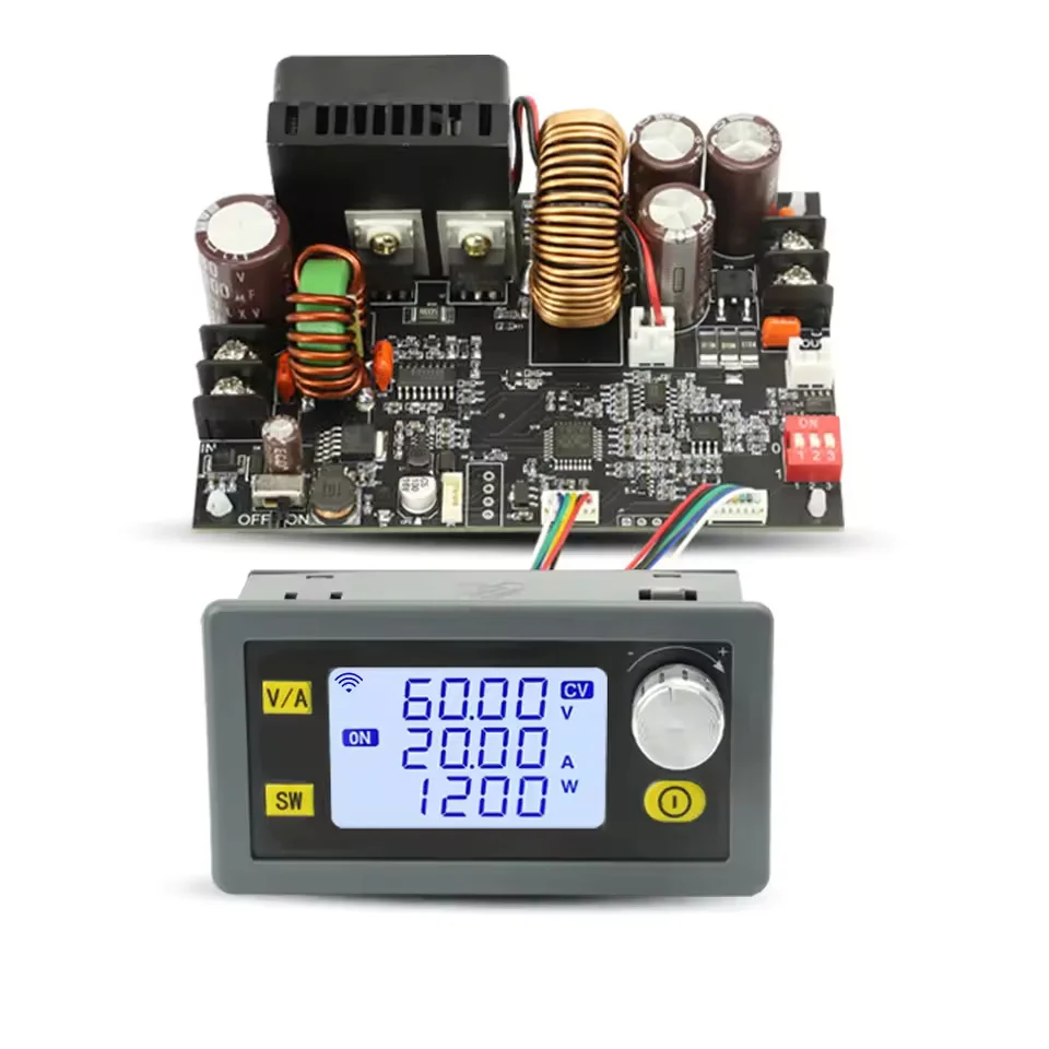 

6-70 В постоянного тока XY6020L, понижающий стабилизированный источник питания с числовым управлением, понижающий преобразователь постоянного напряжения и тока, регулируемый модуль