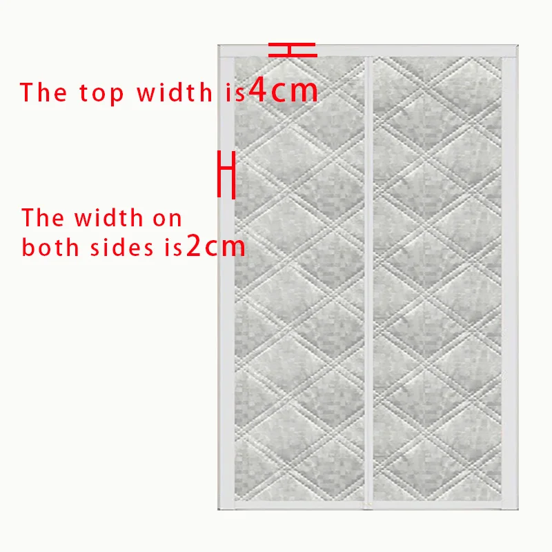 ستارة باب شتوية مقاومة للرياح، ستارة باب قطنية دافئة، تدعم ستارة التقسيم المخصصة، ستارة باب سميكة مقاومة للرياح #2