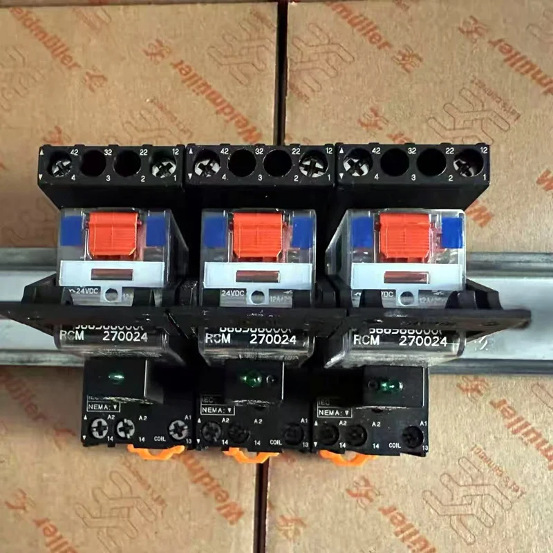 Weidmüller RCM KITS 24VDC 2CO LED Relay 7760056027 RCM270024 for Electronics And Automation