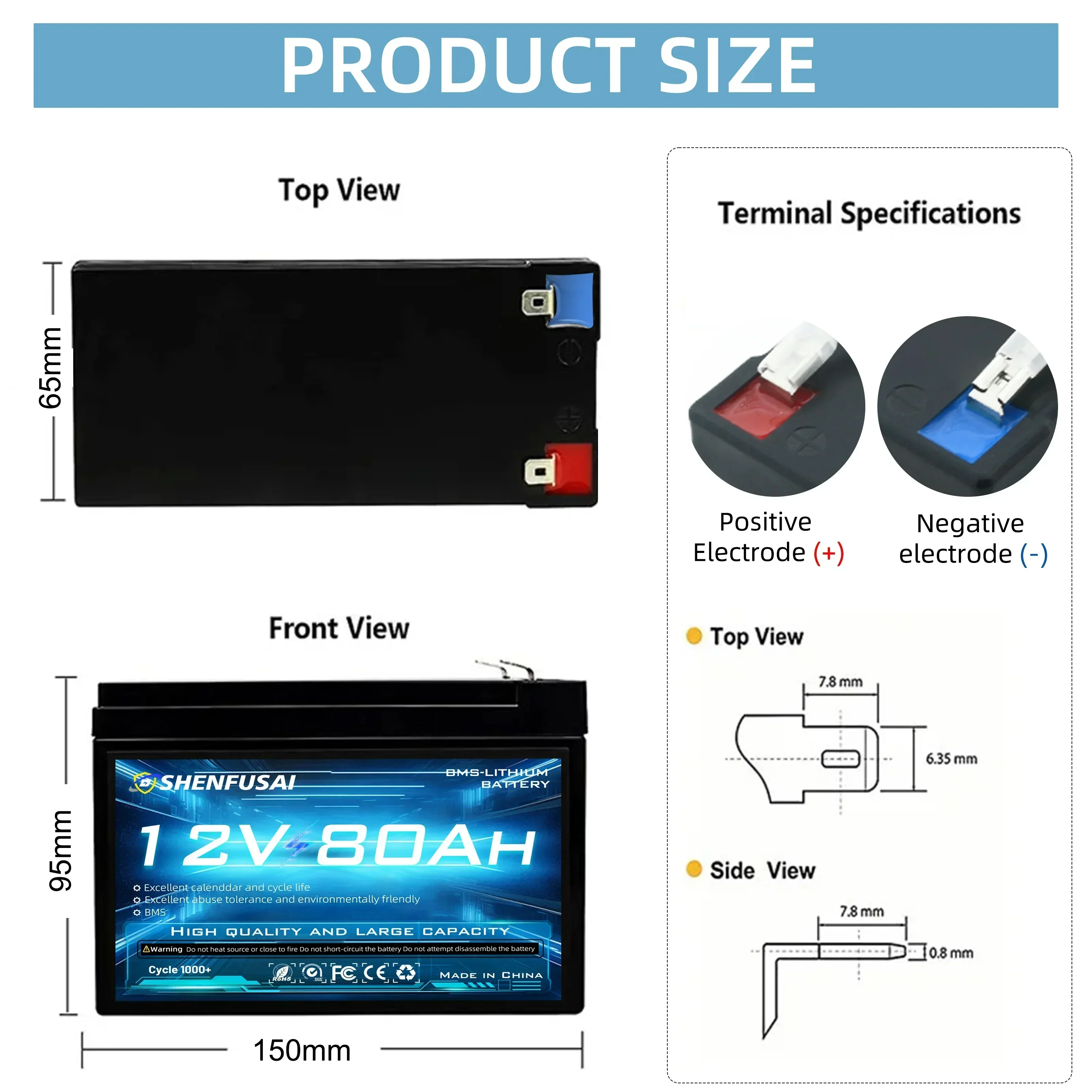 Novo pacote de bateria de íon de lítio 18650, 12v 100ah/80ah bms 30a integrado para iluminação de emergência de veículos elétricos, bateria de carro de brinquedo