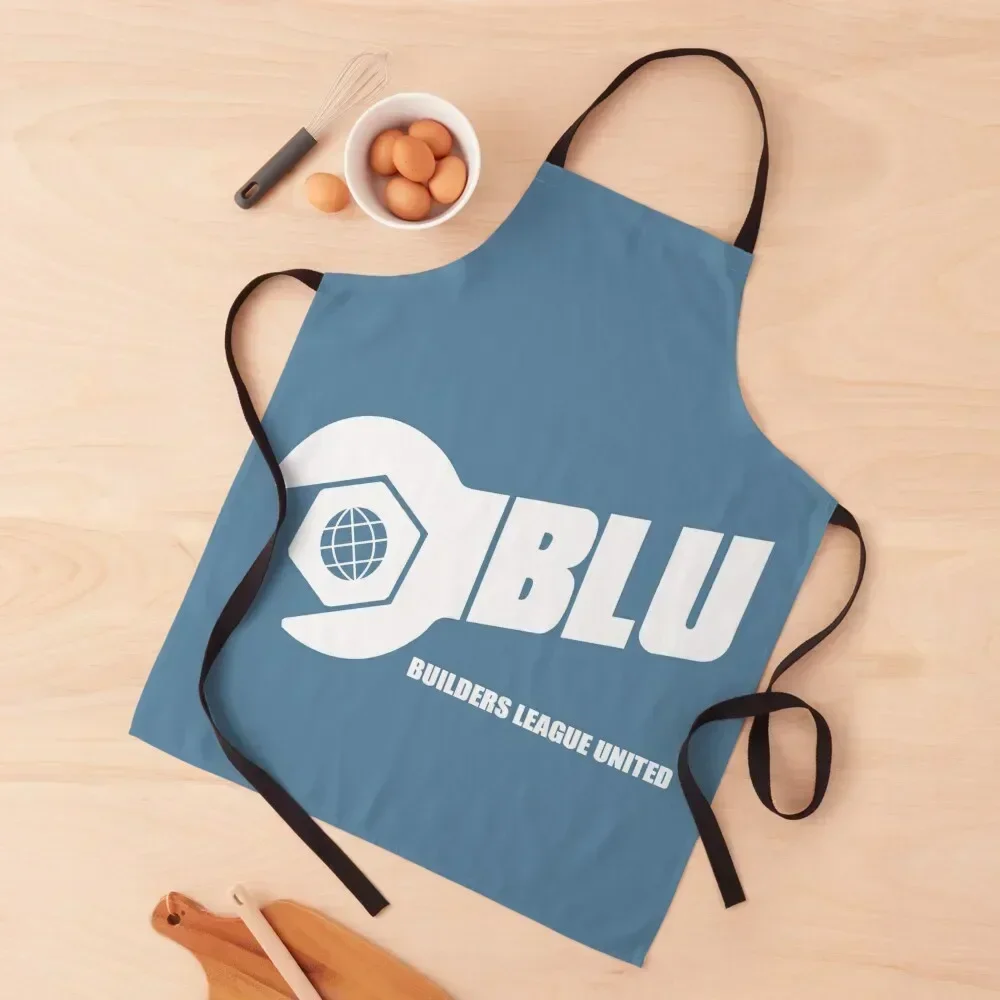 

TF2 Blu Team Apron Kitchen New 2022 Year Cute Kitchen For Hairdresser Men kitchen Apron