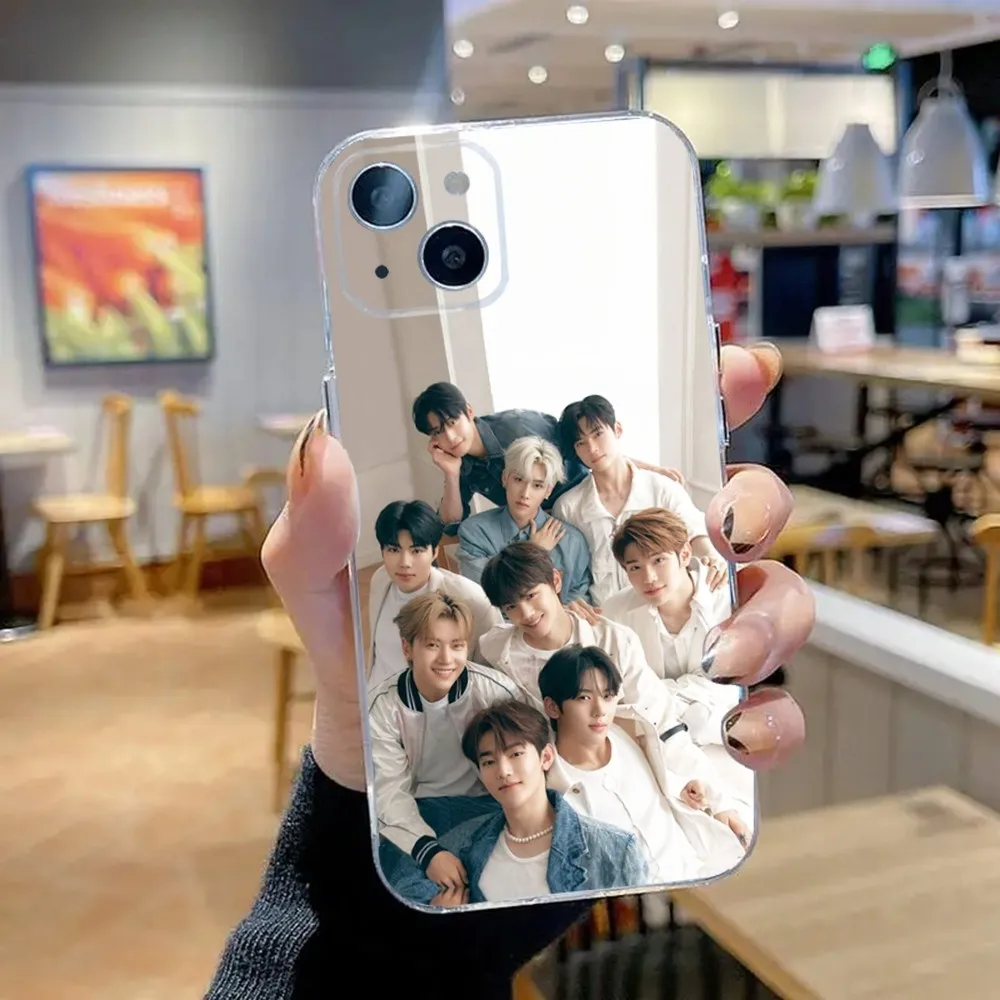 Kpop ZEROBASEONE ZB1 Phone Case For iPhone 15,14,13,12,11 Plus,Pro,Max,XR,XS,X,7,8 Plus,SE,Mini Transparent Silicone Soft