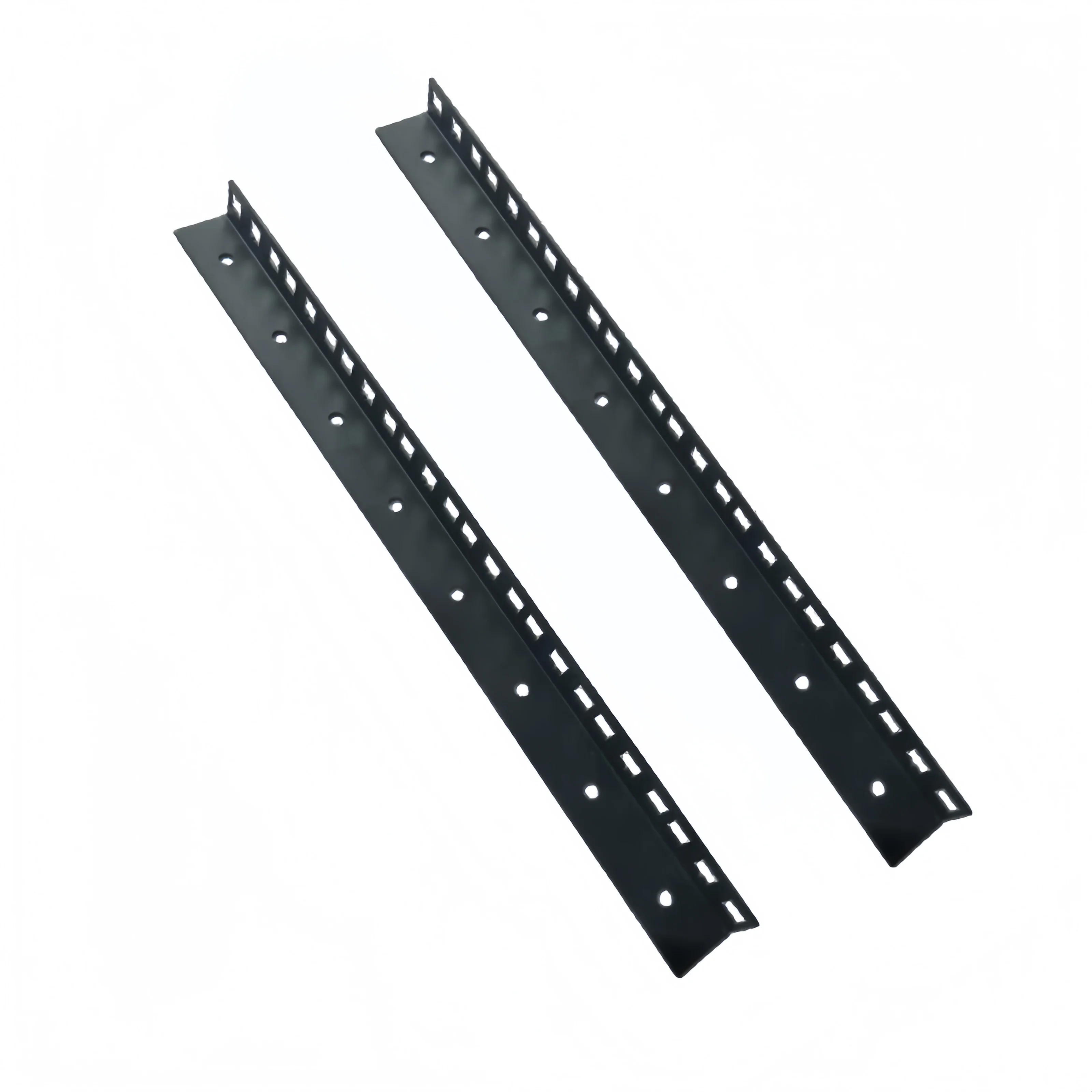 8U Cabinet Column Kit 19inch Standard Rack Rails Includes 32 Sets of M6 Card-Type Nut Screws DIY Server/Audio Amplifier Rack